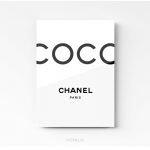 Tableau Coco Chanel sur plexi