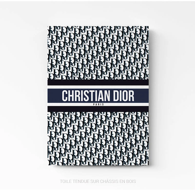Tableau Dior sur toile tendue