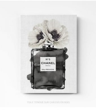 Tableau parfum Chanel 5 sur toile
