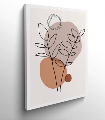 tableau-frame-photo-cadre-design-epuré-line-art-Flower-3