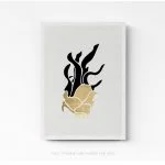 Tableau déco pour cuisine ( ananas or ) sur toile