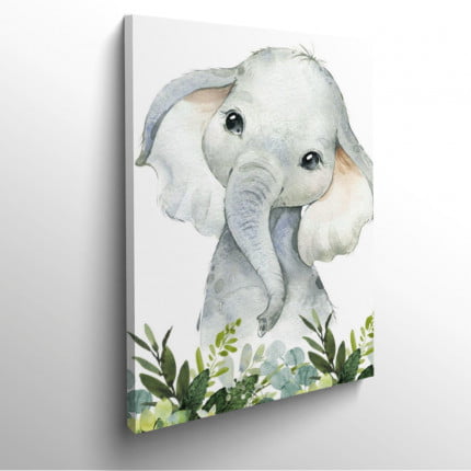 tableau-frame-photo-cadre-bébé-elephant-enfant-bulle-dessin