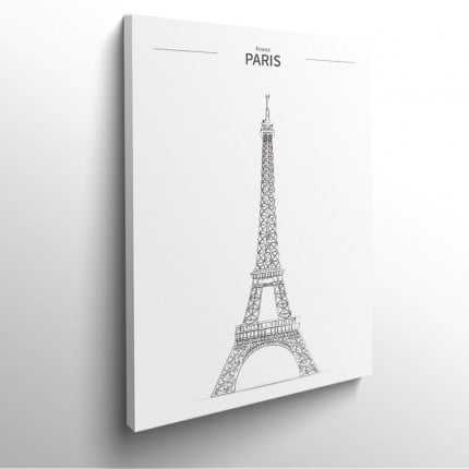 tableau-frame-photo-cadre-design-epuré-Tour-Eiffel-Paris