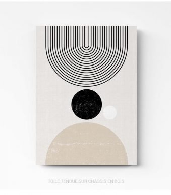 Tableau photo design forme géométrique abstrait minimalist toile