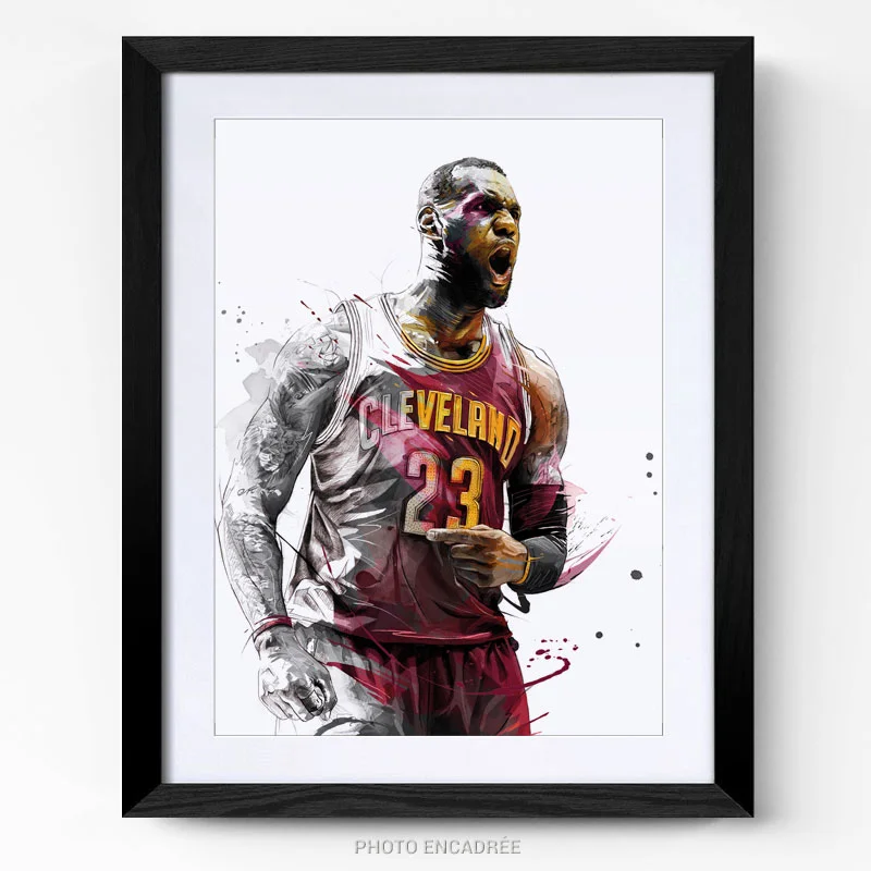 Tableau LeBron James NBA cadre