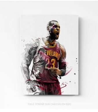 Tableau LeBron James NBA toile