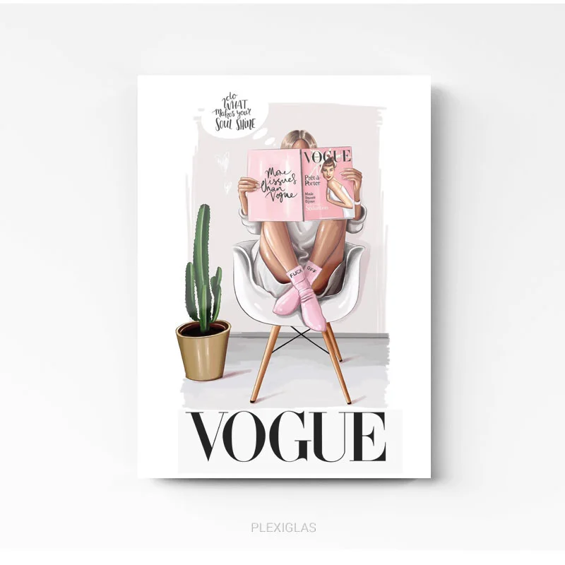 Tableau de marque vogue plexi-glass