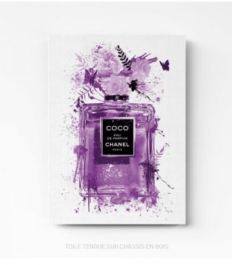 Tableau photo parfum Chanel 2 art toile