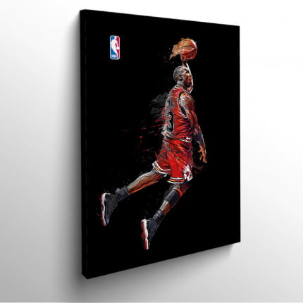 tableau-frame-photo-cadre--Michael-Jordan-basketball-nba