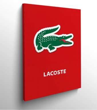 tableau-frame-photo-cadre-lacoste-logo