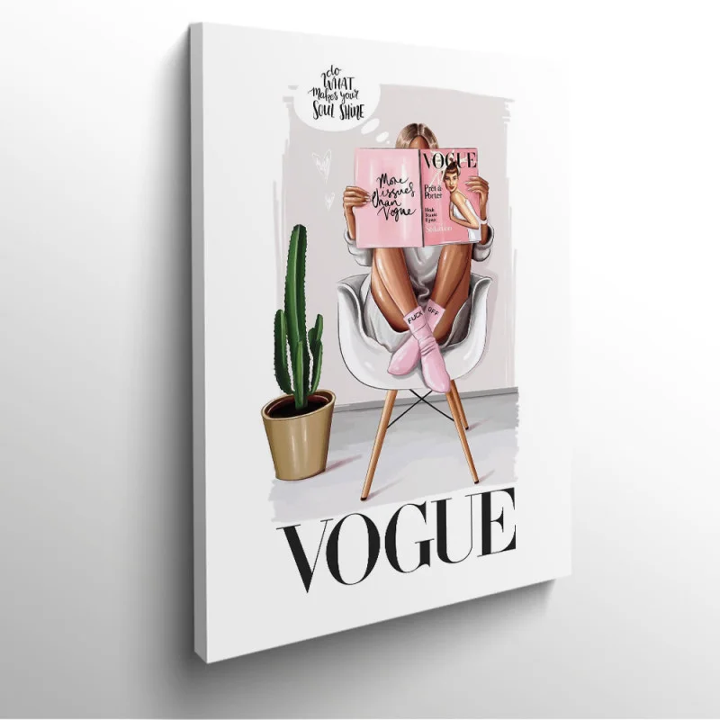 tableau-frame-photo-cadre-vogue-magazine
