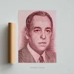 Portrait de Hassan II, Roi du Maroc