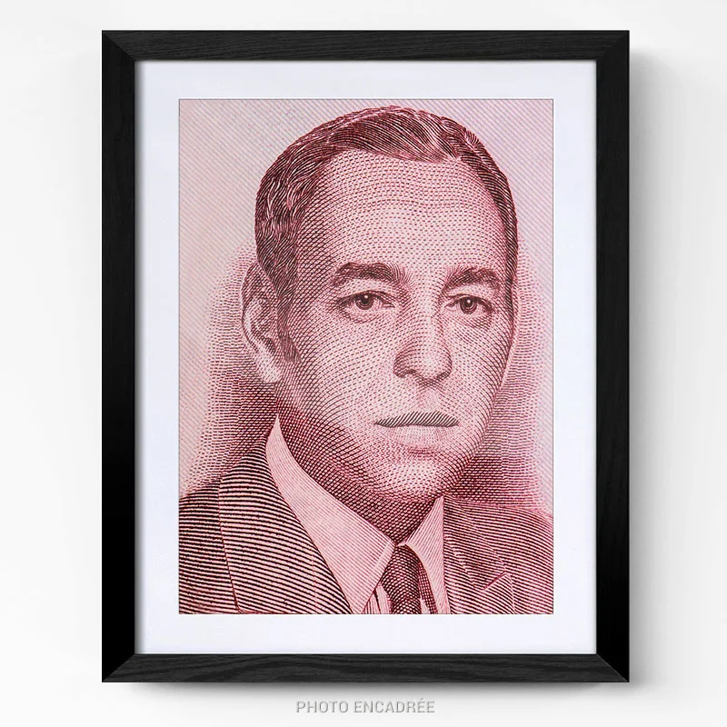 Portrait de Hassan II, Roi du Maroc