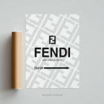 Tableau Déco Fendi frame poster