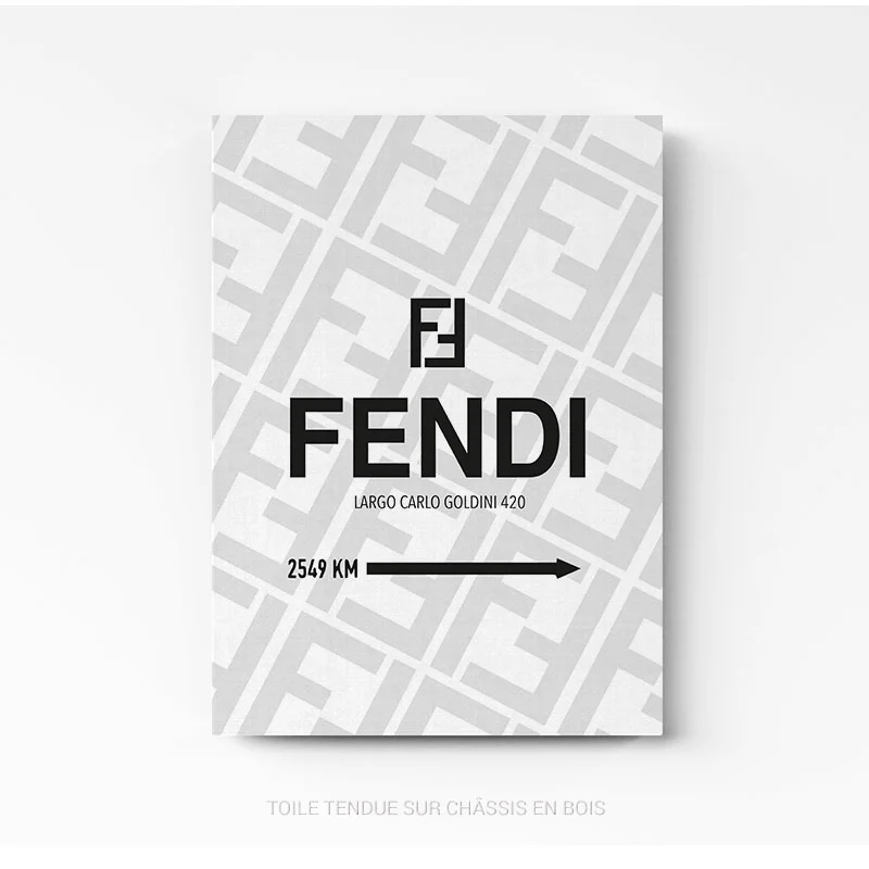 Tableau Déco Fendi frame