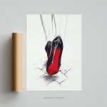 Tableau Louboutin affiche-poster