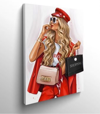 tableau-frame-photo-cadre-luxury-shopping-women-femme-marques-de-luxe