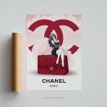 decoration murale Chanel Affiche poster tableau cadre photo