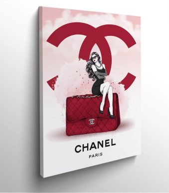 decoration murale Chanel Affiche poster tableau cadre photo