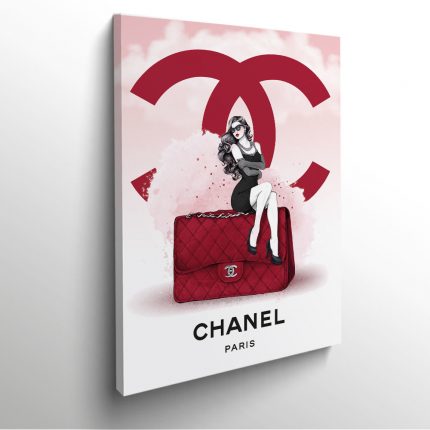 decoration murale Chanel Affiche poster tableau cadre photo