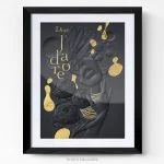 décoration murale dior j'adore Frame Wall art prints Affiche Poster tableau cadre photo