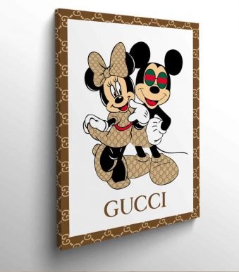 décoration murale gucci mickey Frame Wall art prints Affiche Poster tableau cadre photo