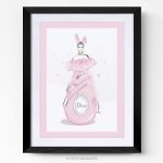 Tableau dior rose marques de luxe home decor decoration murale cadre photo affiche poster