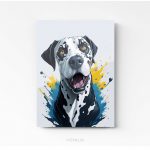 Portrait chien dalmatien dog tableau photo art home deco decoration murale cadre photo affiche poster