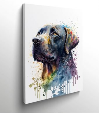 portrait chien Labrador retriever dog tableau photo home deco decoration murale cadre photo affiche poster