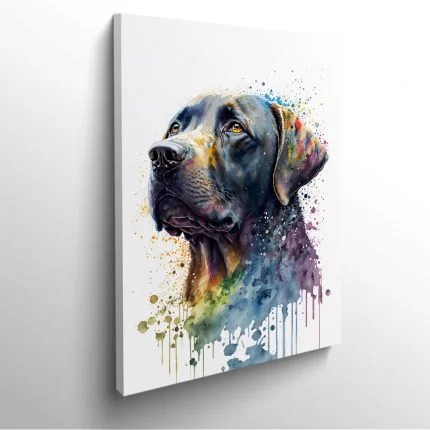 portrait chien Labrador retriever dog tableau photo home deco decoration murale cadre photo affiche poster