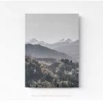 montagnes foret nature mountain forest tableau photo home deco decoration murale cadre photo affiche poster