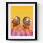 Tableau portrait PNL wall art photo frame poster affiche cadre