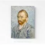 van Gogh Vincent Autoportrait tableau photo art home deco décoration murale cadre photo Affiche Poster portrait