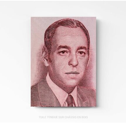 Portrait de Hassan II, Roi du Maroc