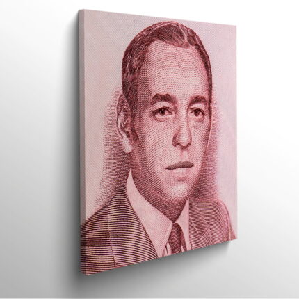 tableau-frame-photo-cadre-design-photo-Hassan-II-roi-maroc