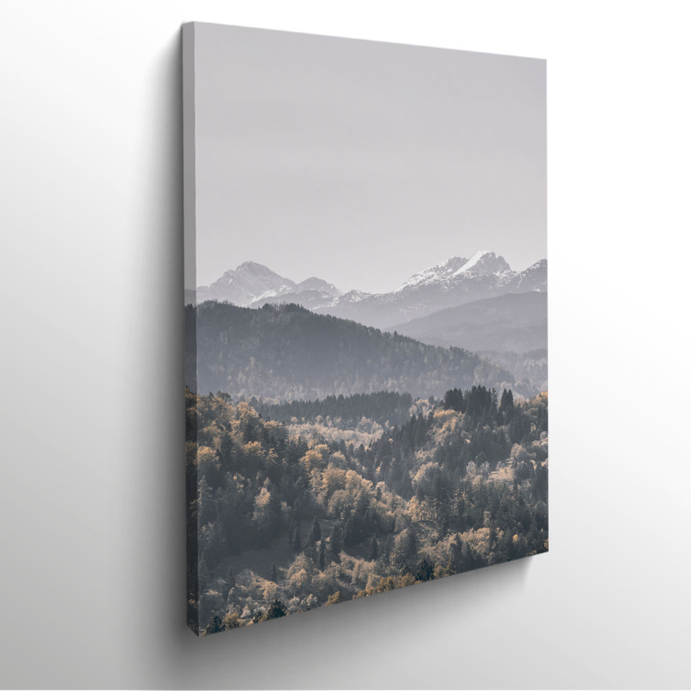 montagnes foret nature mountain forest tableau photo home deco decoration murale cadre photo affiche poster