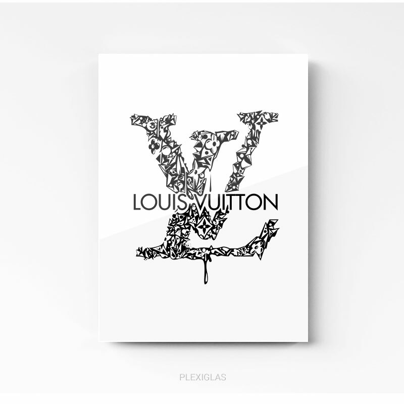 Tableau Louis Vuitton sur plexi