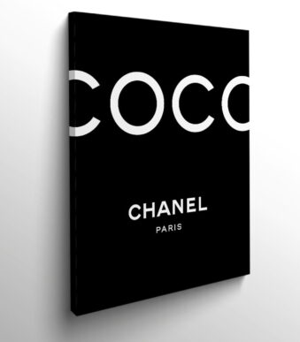 tableau-frame-photo-cadre-coco-chanel-noir