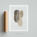 Tableau Design Line Art Aquarelle affiche poster