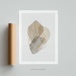 Tableau Design Line Art Aquarelle affiche poster