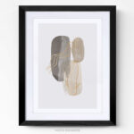 Tableau Design Line Art Aquarelle cadre photo