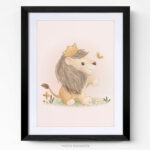 Tableau chambre enfant Lion 2 cadre photo