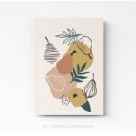 Tableau déco pour cuisine ( poire ) sur toile
