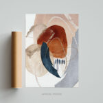 Tableau design art aquarelle affiche poster