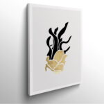 tableau-frame-photo-cadre-cuisine-ananas-doré-dessin