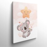 tableau-frame-photo-cadre-koala-bebe-dessin-etoile