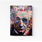 Tableau photo design Albert Einstein plexi-glass