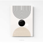 Tableau photo design forme géométrique abstrait minimalist plexi-glass