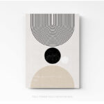 Tableau photo design forme géométrique abstrait minimalist toile