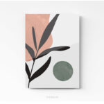 Tableau design line art nature plexi-glass